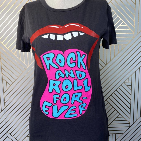 Chaser Rock and Roll Forever Tee Gray Black - Picture 4 of 10